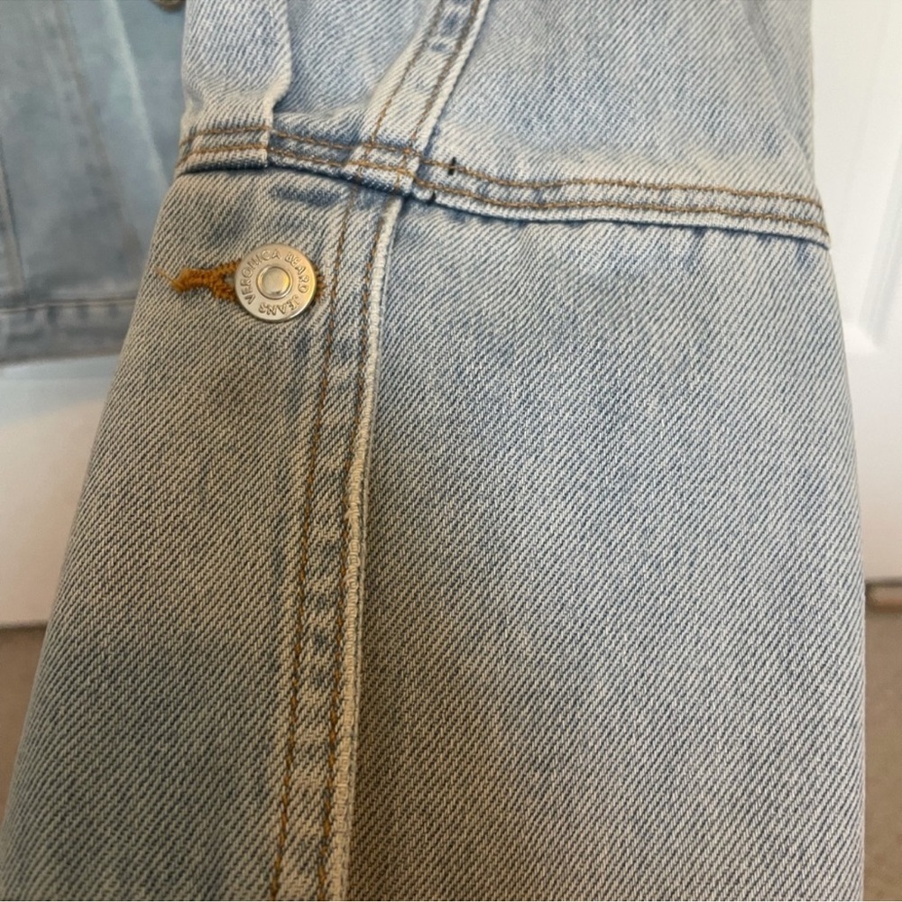Veronica Beard Denim Pouf Sleeve Jean Jacket - Picture 4 of 6